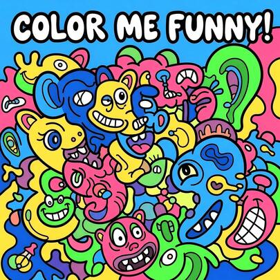 1 Aktualisierte Version (perlmuttartig dickes Papier), 24 Seiten Malbuch für Erwachsene - perfektes Geschenk für Valentinstag, Halloween, Feiertage und Geburtstage, entspannende Aktivitäten, einseitig bedruckt, 20 x 20 cm, Kritzelmuster-Thema, das beste Geschenk für Familie und Freunde.