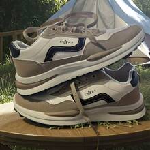 Herren Neue Mode Schuhe, rutschfeste bequeme Schnürschuhe, geeignet für alle Jahreszeiten Straßengehen, Reisen, Lässig, Outdoor, Straßenlauf, Sport