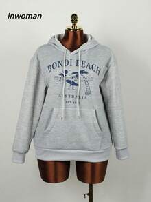 Fall Clothes For Women Back To School Oversized Women Grey Hoodies Long Sleeves Sweatshirts Sweat Cute Hoodies