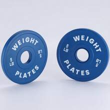 Studyset Bumper Plates,2 Inch Rubber Weight Plates,1.25 LB,2.5LB, 5 LB,10LB  Plates For Weight Lifting Strength Training Home Gym 2Pcs/4Pcs