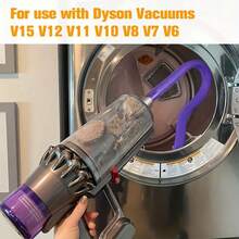 Dryer Vent Cleaner Kit Vacuum Hose Attachment For V15 V12 V11 V10 V8 V7 Vacuum Cleaners, Lint Remover, Dryer Lint Vacuum Attachment, Purple