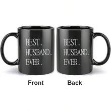 Regalos para el esposo: taza de café de 11 oz de cerámica, mejor esposo de todos los tiempos, ideas de regalos divertidos para cumpleaños, bodas, aniversarios y día del padre para el esposo de la esposa. - Multicolor - Ver 4