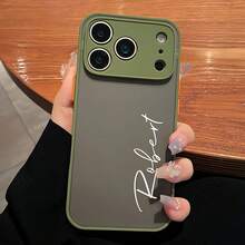 Personalized Name Phone Case Compatible With IPhone 17 16 15 14 13 12 11 Pro Max Plus 17 Air Matte Ultra Thin Translucent Plastic Hard Cover Custom Gifts Ideal