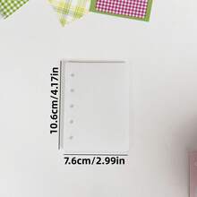 5/10 件 M5 尺寸活页分隔板，适用于贴纸书、笔记本、宠物贴纸、拼贴画、贴纸、泡泡贴纸、3D 贴纸、御宅族活动 - 彩色 - 查看 8