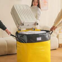 Large Capacity Moving Packing Bags Luggage Clothes Waterproof Quilt Storage Bag - Yellow - View 6