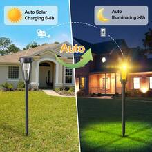 Luces Solares Exterior 6Pz IP65 Impermeable Auto OnOff para Jardín - Paquete de 8 - Ver 3