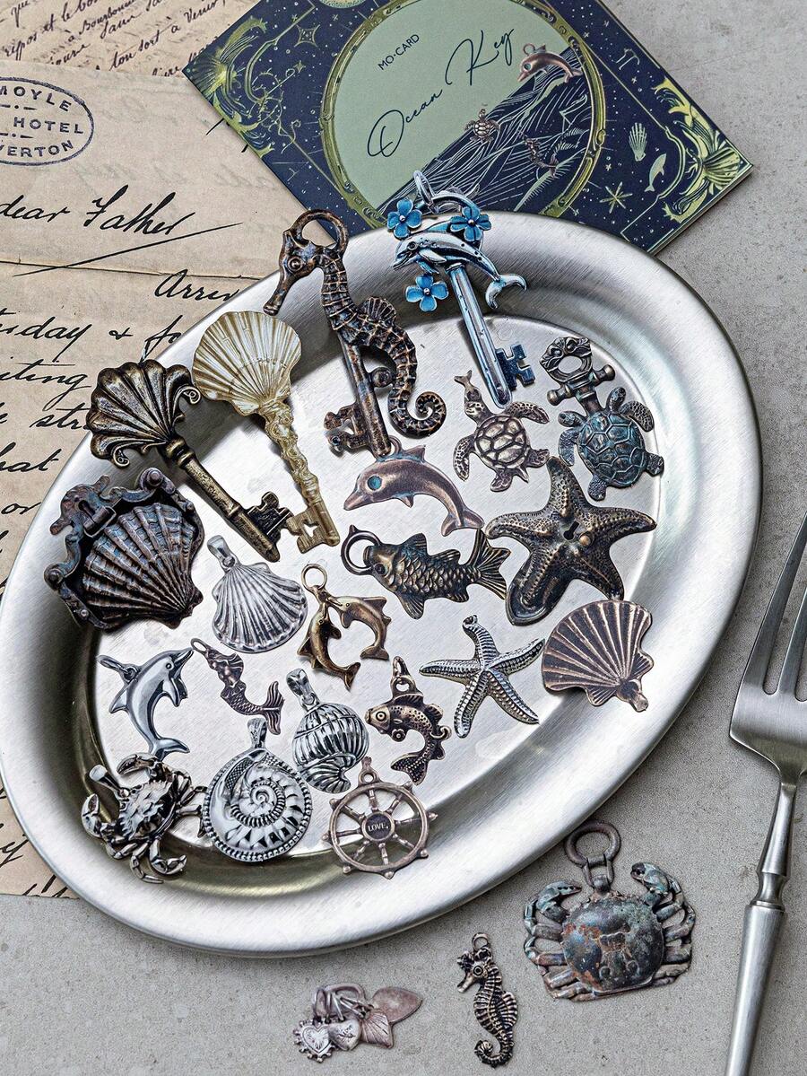 MOCARD 25pcs/Pack Vintage Key Themed Stickers, Creative Aesthetic ...