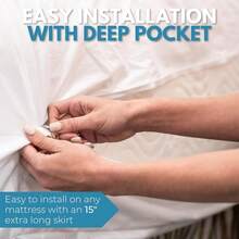 Twin Size 39x75 Premium Waterproof Zippered Mattress Encasement 100 Cotton Hypoallergenic Bed Bug Proof Six Sided Mattress Cover Invisible Zippered Soft Breathable Up To 15 Deep Rest Line