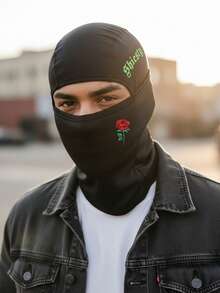 2pcs/1pc Unisex Printed Balaclava Face Mask, Suitable For Outdoor Activities Like Travel, Cycling, Hiking, Fishing In Spring And Summer