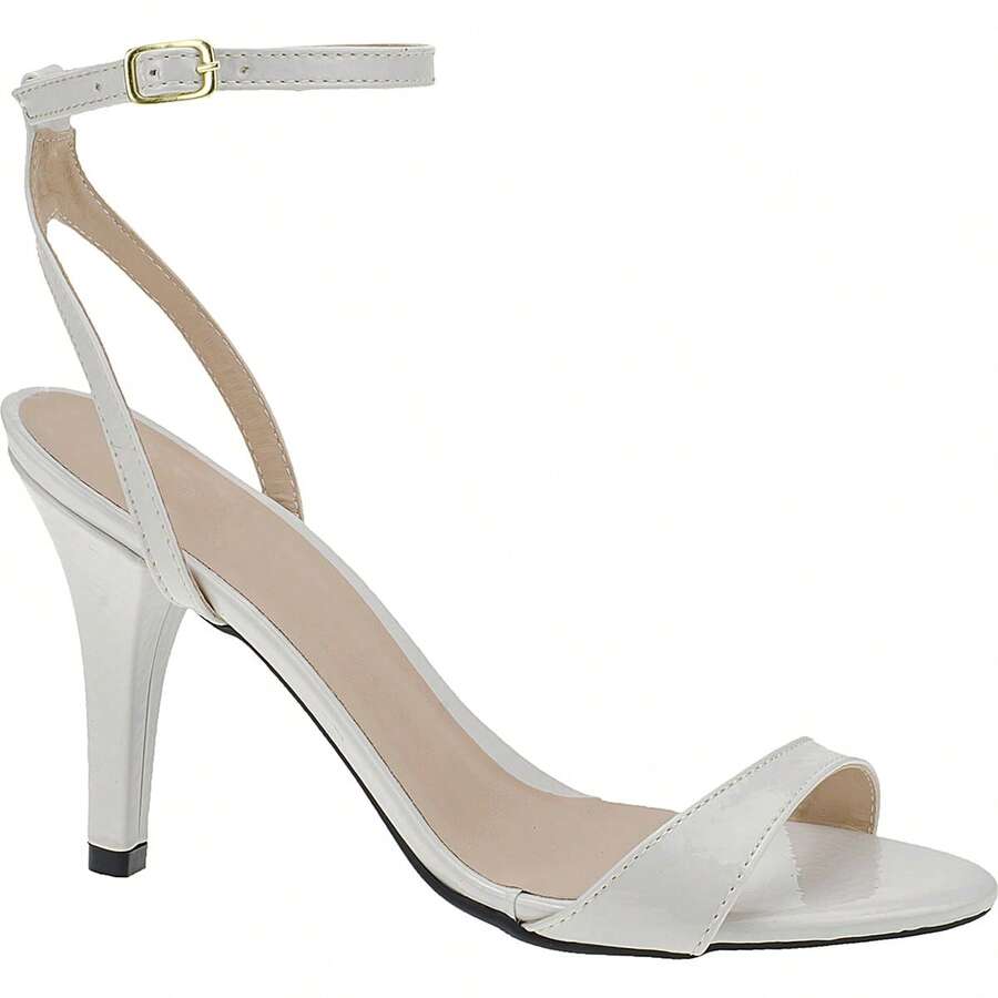 Women's Sandal High Heel Thin Elegant Thin Strap Modern 13-134 - 白色 - 查看 1