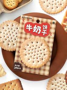 30 Stücke Keks-Motiv Haftnotizen, süße Dessert & Keks Themen Notizblock