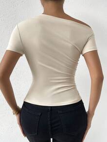 Women T-Shirts - Apricot - View 3