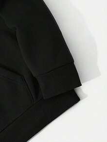 2026 Sudaderas de Año Nuevo para Hombres y Mujeres, Ropa S, Top de San Valentín, Sudadera de Algodón Suave para Hombres y Mujeres, Sudadera Minimalista con Bolsillo Frontal, Sudadera Casual y Deportiva para el Día a Día, Lavable a Máquina, Sudadera Negra para Gimnasio, Salón, Salidas, Sudadera Esencial, Ropa de Salón, Estilo de Calle, Ajuste Cómodo, Capucha con Cordón, Amantes de la Moda Urbana, Ropa de Gimnasio, Moda Unisex, Material Duradero, Tallas de Entusiastas de Gimnasio de S-XXXL, Top de Manga Larga, Ropa de Otoño para Hombres y Mujeres, Sudadera de Manga Larga para Mujeres, Ropa de Otoño para Mujeres, Regalo Perfecto de Año Nuevo y Festividades para Hombres y Mujeres - Negro - Ver 4