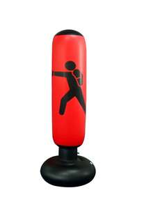 Boxing Punching Bag, Muay Thai Inflatable Punching Bag, Training Stress Relief Exercise Boxing Rack, Fitness Equipment - Multicolor - View 13