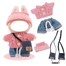 毛衣和牛仔裤套装，适用于 ，搭配时尚头带、眼镜、包、时尚配饰、新商品、生日/节日礼物（不包括毛绒娃娃，仅衣服和配饰） - 彩色 - 查看 20