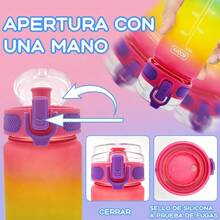 Painting Kit de Agua, Kit de Manualidades para Nias con Botella y Pegatinas de Diamantes, Decora Tu Propia Botella, Regalo para Nias de 4 - 6 - 8 - 10 Aos, para Cumpleaos y Navidad - Color - Ver 7