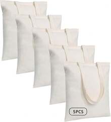 Paquetes de Bolsas Tote Bag De Manta Cruda 40 X 35 cm,100% Algodon, Bolsa reutilizable de tela y Ecológicas. Bolsas Tote Bag para pintar. - 10 - Ver 9