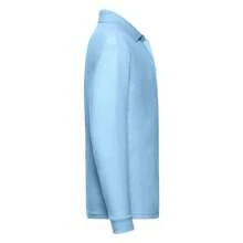 Fruit of the Loom Childrens/Kids LongSleeved Polo Shirt (Sky Blue) - 藍色 - 查看 3