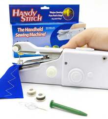 Mini Máquina de Coser Portátil de Mano – Práctica, Compacta y Fácil de Usar para Arreglos Rápidos - Blanco - Ver 1