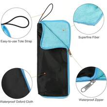 Borsa portaombrello antigoccia e supporto per ombrello bagnato, custodia da viaggio impermeabile per ombrello con fodera assorbente, busta compatta e a prova di perdite per zaino e valigia, elementi essenziali da viaggio, regali per donne, regali di Natale, regali di Ramadan, regali di San Valentino, regali di ringraziamento, regali di Capodanno