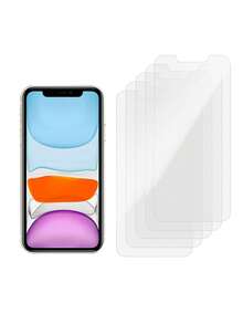 Gorilla Hero 5 件高清钢化玻璃屏幕保护膜，超清晰，触感顺滑，防刮，兼容 16/16 Pro/15/15 Pro Max/13/14 Pro Max17/8plus/11/12/Xr/X/XS/17/17 Air/17 Pro/17 Pro Max 屏幕保护必备，适用于日常防护、办公室、家用手机屏幕保护膜手机配件防水防震防摔防刮 - 無色 - 查看 24