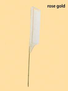 Pointed Tail Aluminum Comb Hair Salon Highlighting Sectional Parting Comb Fine-Toothed Anti-Static High-Temperature Resistant Styling Brush For Hairstylists,Rat Tail Comb With Ergonomic Handle & Technology - Detangling Hair Comb For Wet/Dry Hair, Sensitive Scalp, Braids, Dreadlocks, Extensions,Hair Brush,Slick Back Brush,Styling Brush,Curly Hair Brush,Edge Brush,Hair Comb,Brush Hair,Hair Brush Set,Comb Hair,Comb For Curls,Detangling Brush,Hair Brush For Women,Hair,Travel,Hair Products,Hair Tools,Hair Stuff,Barber,Barber Accessories,Barbershop,Hairdressing Equipment