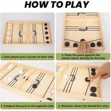 1pc Wooden Tabletop Peg Game, Interactive Peg Jumping Checkers Game - White - View 6