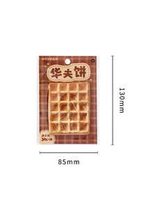 30 Stücke Keks-Motiv Haftnotizen, süße Dessert & Keks Themen Notizblock