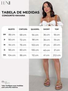 Linen Bow Top And Shorts Set - màu đen - Xem 4