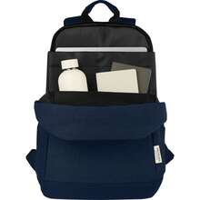 Generic Joey Canvas AntiTheft 18L Laptop Backpack (Navy) - Navy Blue - View 9