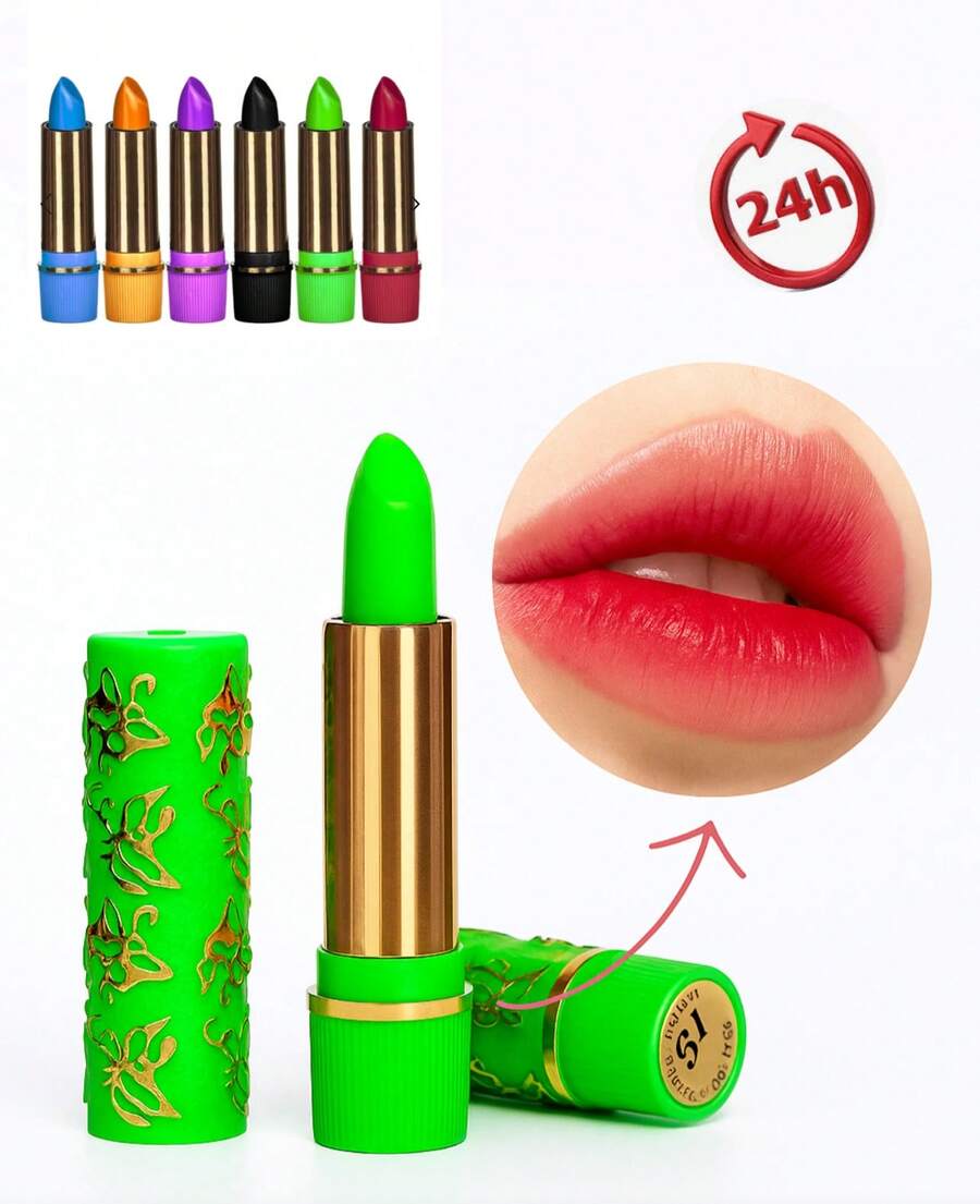 kit Batom Mágico da Vovó 24horas 6 unidades Acabamento hidratado Cremoso Cor Colorido