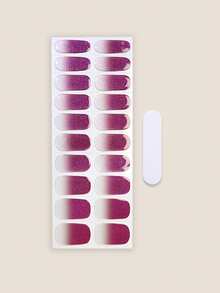 Unhas de gel de cristal EMI Halloween, cola de base transparente, 20 adesivos para unhas de gel, adesivos, requer lâmpada UV, qualidade de salão, longa duração e durabilidade, ES20 atacado internacional, envio direto de peça única, mesmo estilo dos adesivos de unha do livro vermelho, adesivo de unha para ponta dos dedos