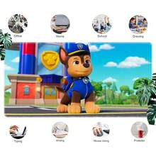 1pc  Cartoon Large Mouse Pad - Vibrant Pups Designs With Colorful Scenes, Durable Desk Mat For Keyboard & Mouse, Perfect For Kids,  Fans, Gamers, And Office Use, Mouse Pads For Desk