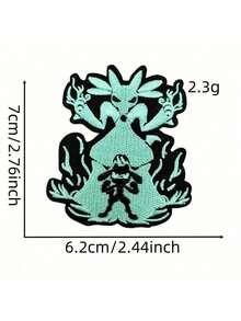 8pcs Cool Pattern Iron On Patches, Sew On Embroidered Applique Repair Patch DIY Crafts Projects For Clothing Jacket Jeans Pants Dress Backpack Hat Decorations Gifts - Nhiều màu - Xem 7
