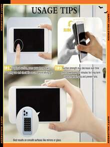 1pc Silicone Suction Cup Phone Case Stand, Suction Cup Phone Holder, Octobuddy, Sticky Phone Stand, Suitable For Smartphones - Multicolor - View 8