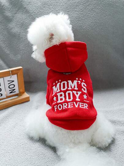 1 pieza Ropa para mascotas, Lindo atuendo para perros/gatos pequeños, Sudadera cálida y cómoda para cachorros en otoño/invierno