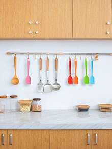 1/3/5pcs Cream Silicone Scraper, Mini Baking Spatula, Cake Icing Smoother, Heat-Resistant Silicone Scraper, Baking Tools, Kitchen Supplies, Cake Cream Scraper Spatula - For Cooking, Baking And Spreading - Holiday Party Birthday Cake Baking Tools - Multicolor - View 11