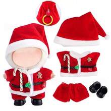 17cm 1st/2nd/3rd Generation Labobo Plush Doll Outfit - Cute Christmas Costume Set For Labubu