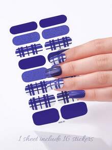 Adesivi per unghie in gel senza cottura, pellicola per olio per unghie impermeabile, adesivi per unghie di colore solido, polvere di cipolla verde, sfumatura di colore, adesivo completo