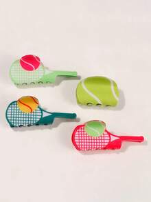 1 Peça Clipe de Cabelo em Formato de Bola de Tênis, Garra de Tubarão, Garra Esportiva, Clipe de Cabelo, Suporte de Rabo de Cavalo para Uso Diário por Mulheres, Acessórios de Cabelo Elegantes, Clipe de Cabelo Elegante, Presilha de Cabelo de Inverno