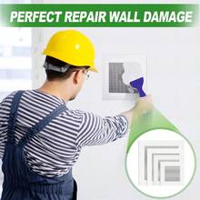 Drywall Repair Kit, 13 Piece Aluminum Wall Repair Patch Kit, 2/ 4/ 6/ 8 Inch Aluminum Drywall Patch, Quick Fix Plaster