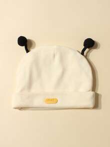 1pc Cute Baby Hat, Unisex, Suitable For Autumn/Winter Daily Use