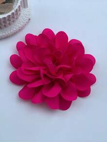 1pc Unique Handmade Flower Brooch, Vintage French Style Chic Niche Design, Elegant High-End Black Floral Lapel Pin, Minimalist For Suits, Dresses, Party Outfits, Stylish Fashion Accessory Gift For Women Valentines,Mom,Mother,Mother's Day,Gift