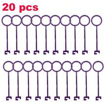 10/20/30pcs Stand Target Cakram Terbang Universal, Berbagai Metode Penggantungan, Pengait, Untuk Menembak - Purple - View 13