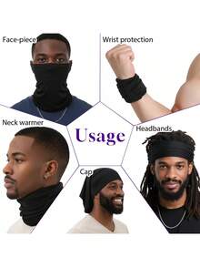 4pcs Dreads Cap, Loc Sock, Dreadlock Caps For Men, Soft And Comfortable, Tube Dreadlock Cap Elastic For Men & Women, Black