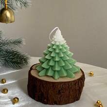 1 pièce Bougies parfumées en forme d'arbre de Noël, bougie d'aromathérapie en cire de soja faite à la main, pour la décoration de Noël, la décoration d'intérieur hivernale, les cadeaux de Noël, la décoration festive de la maison, le cadeau de bougie de Noël, les cadeaux pour la meilleure amie, le cadeau pour femme, le cadeau d'hiver, les décorations de Noël, les cadeaux de Noël