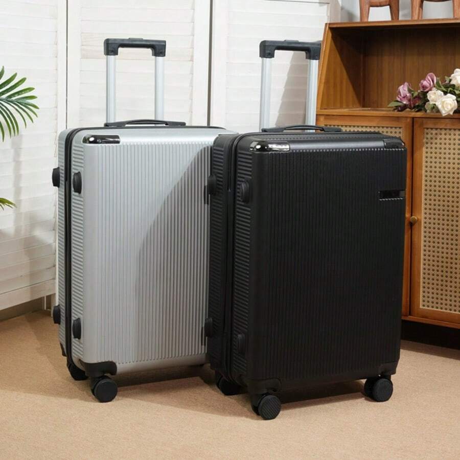1pc Large Capacity Multi-Function Rolling Luggage, Fashionable For Men And Women, Essential For Business Travel, Suitable For All Seasons - Multicolor - View 1