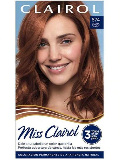 Miss Clairol Tinte Permanente 674 Caoba Claro