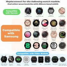 1pc/2pcs/3pcs 18mm 20mm 22mm Soft Silicone Strap Watchbands Smartwatch & Wristband Replacements Watch Band, Adjustable Quick Release Wristband Compatible With Samsung Galaxy Watch Active 2 40mm,44mm, Active 42mm 3 4 5 6,Gear S2 S3 Frontier,Classic,HuaweiWatch GT 2 3 Pro 42mm 46mm - Purple - View 9