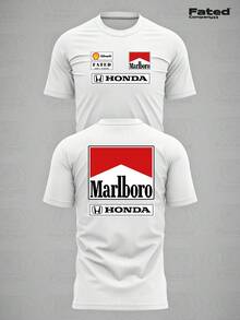 Dryfit F1 Retro MCL Retro T-Shirt - Fated Racing Unisex - Training - Fitness - Light - 白色 - 查看 4